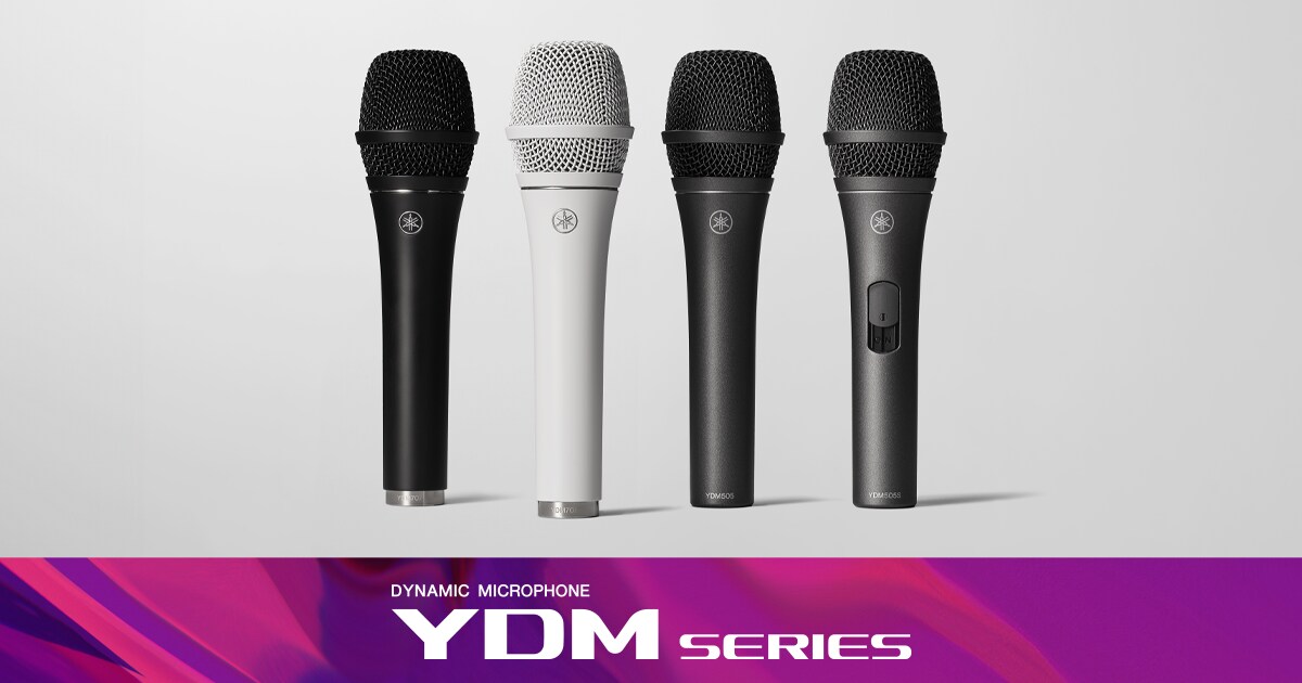 Série YDM - Descrição - Microfones - Produtos - Streaming & Gaming