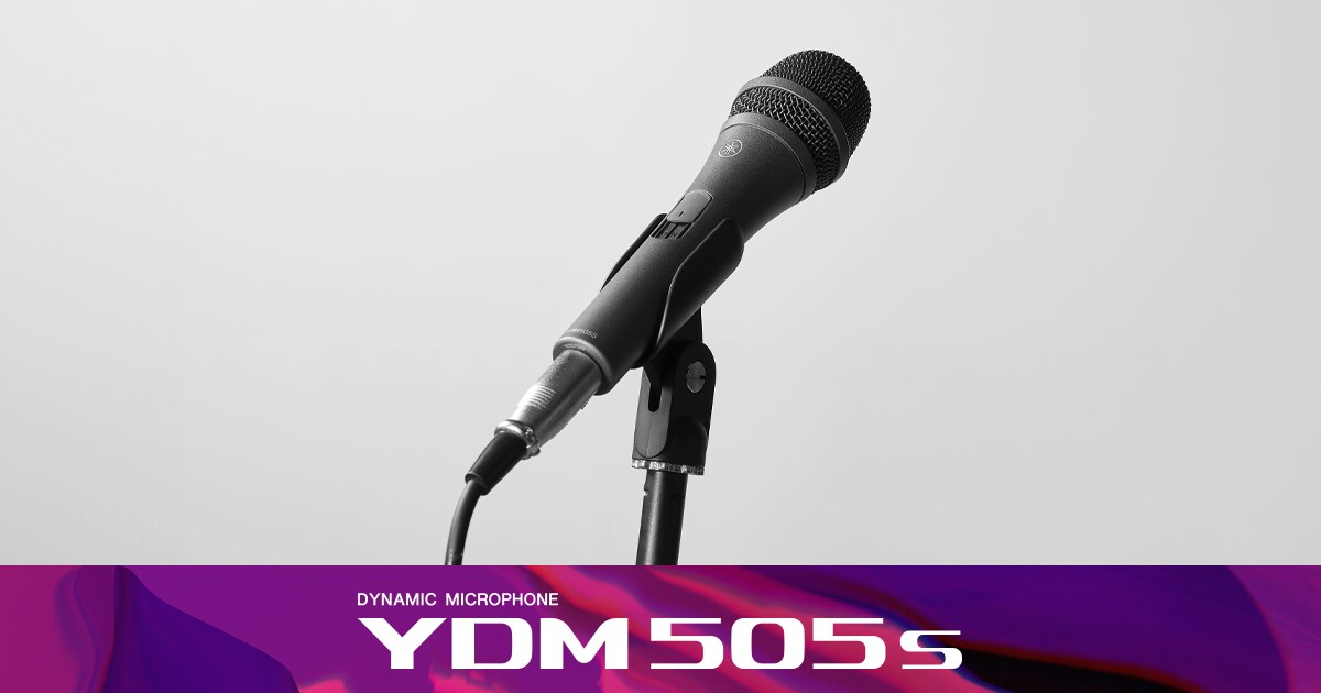 YDM505S - Descrição - Série YDM - Microfones - Produtos