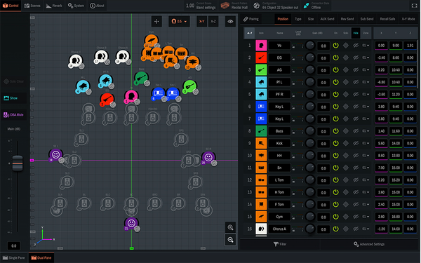 Yamaha Sound xR Image: Mixagem espacial com AFC Image Controller