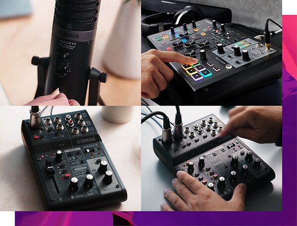 Série AG - Descrição - Consoles de Mixagem - Produtos - Streaming
