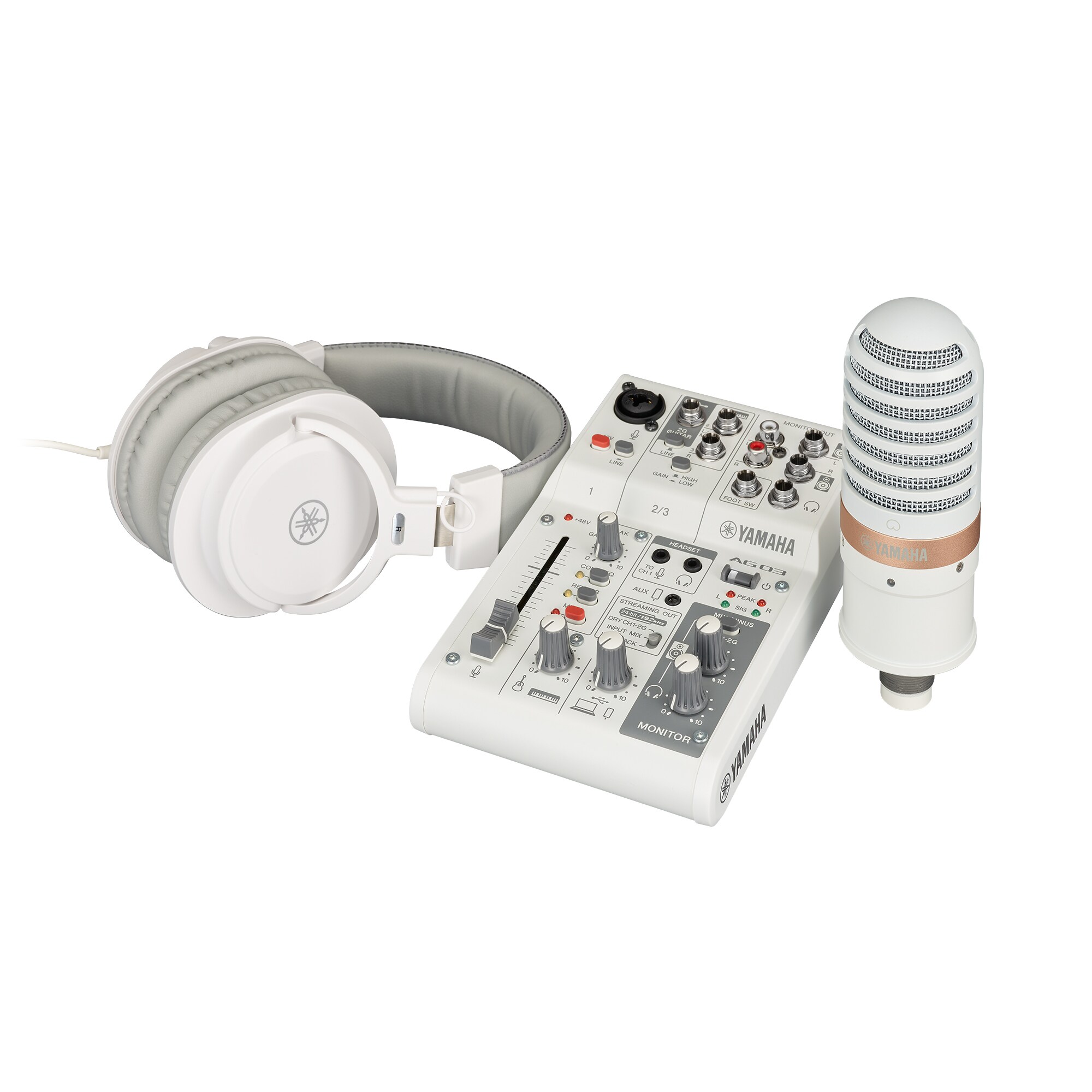 ヤマハ AG03MK2 ホワイト AG03MK2 LSPK - Descrição - Série AG - Consoles de Mixagem
