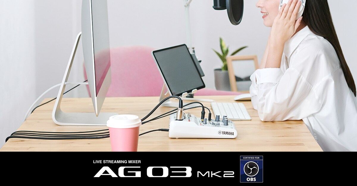 AG03MK2 - Suporte - Série AG - Streaming ao vivo/ Gaming - Áudio