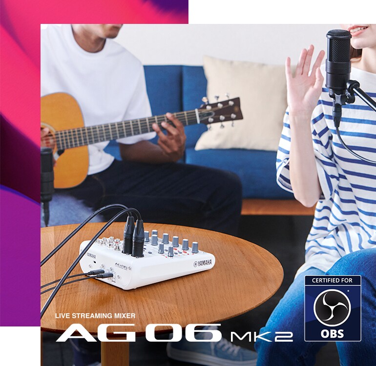 AG06MK2 - Descrição - Série AG - Consoles de Mixagem - Produtos