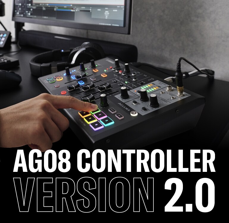 AG08 - Descrição - Série AG - Consoles de Mixagem - Produtos