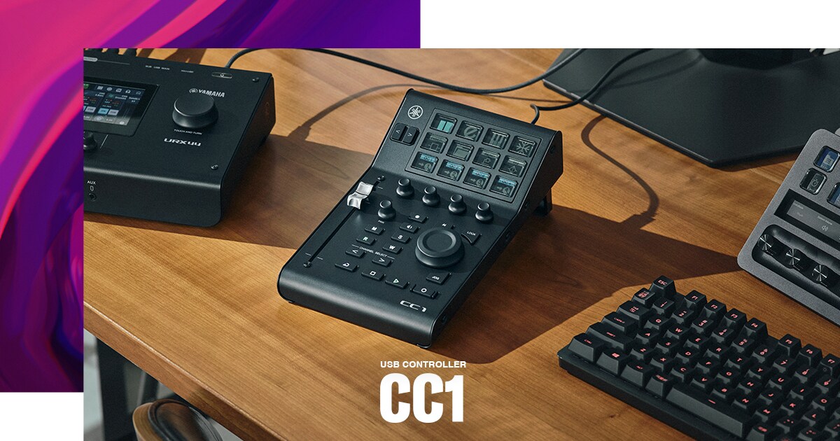 DTM・DAW YAMAHA CC1 CC1 - Descrição - Controles - Produtos - Produção Musical - Yamaha