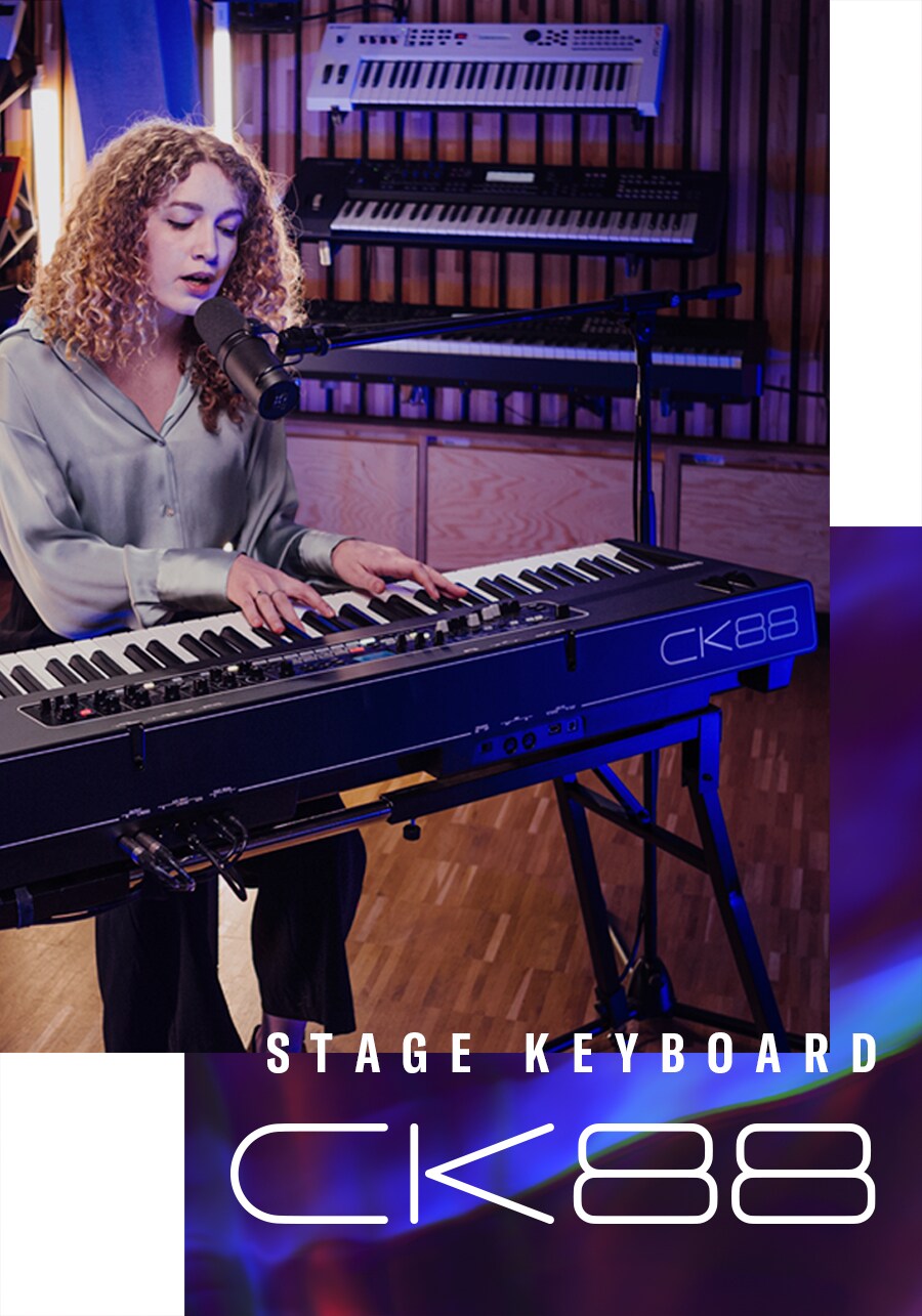CK Series – CK61, CK88 - Descrição - Stage Pianos - Produtos