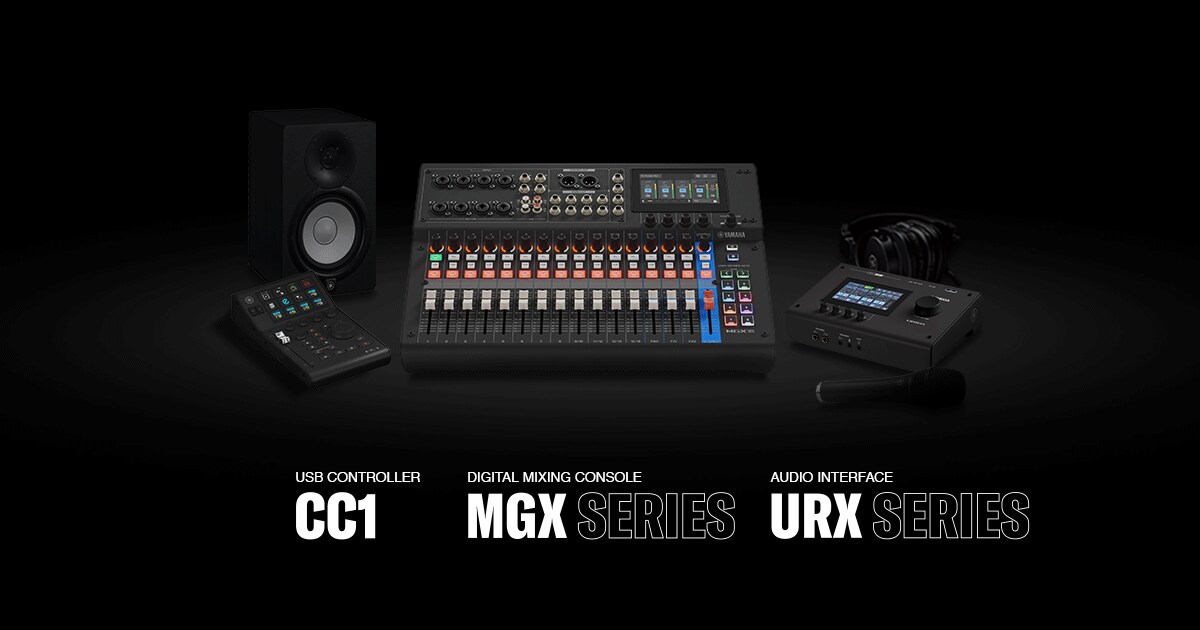 A Yamaha revela a série de mixers digitais MGX, a série de
