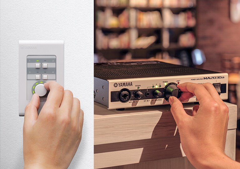 Amplificador de potência compacto, com interface intuitiva e funcionalidades completas