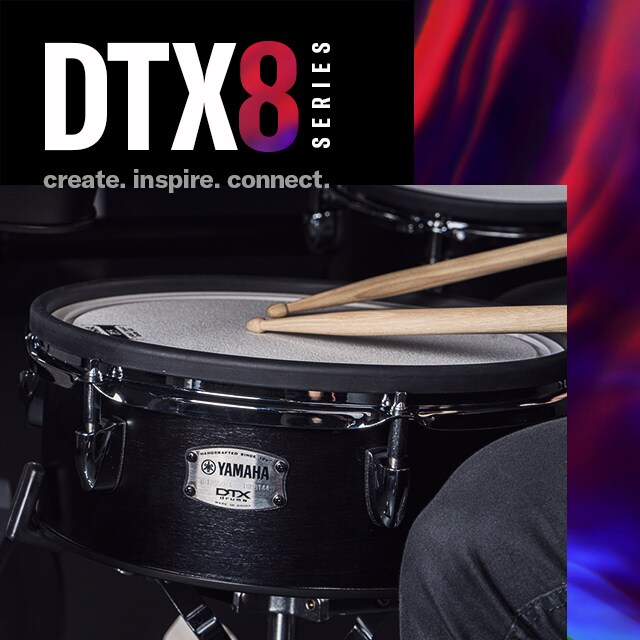 Série DTX8 - Descrição - Kits de bateria eletrônica - Produtos