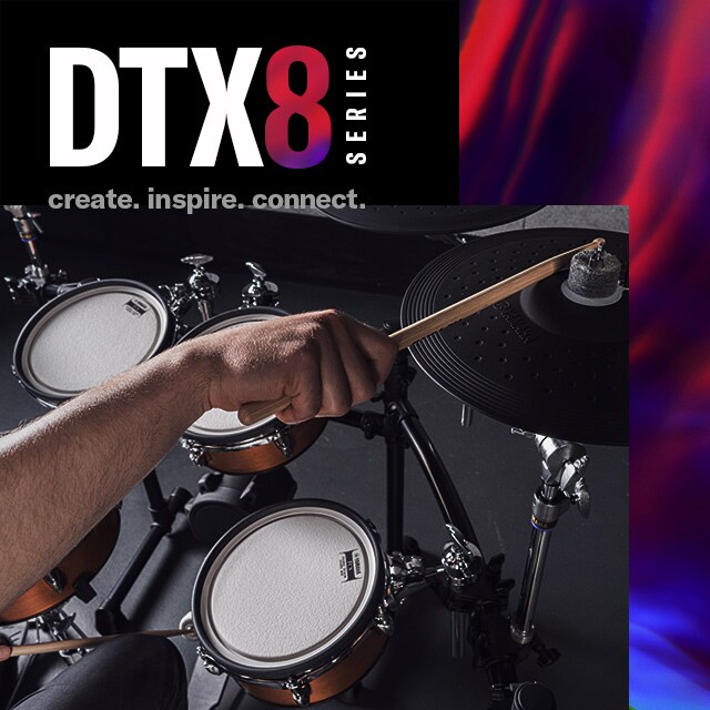 Série DTX8 - Descrição - Kits de bateria eletrônica - Produtos