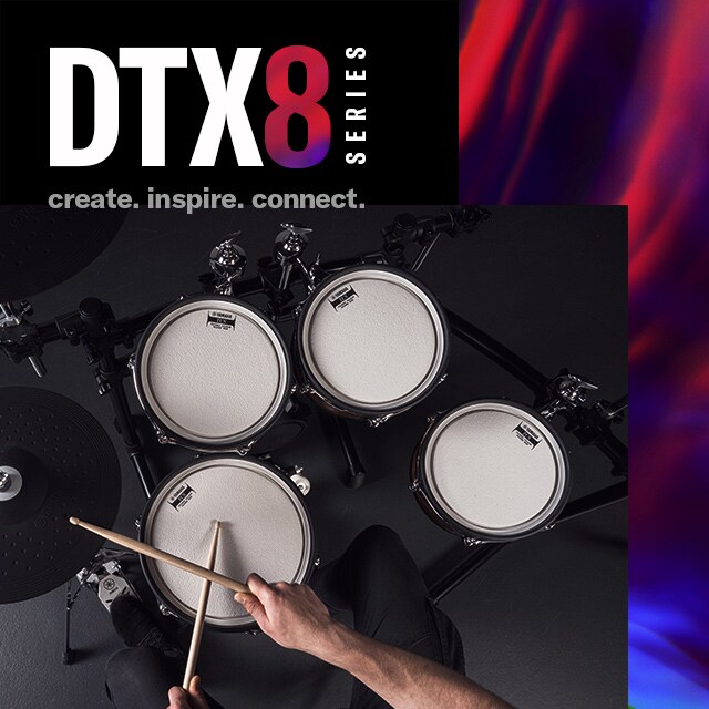 Série DTX8 - Descrição - Kits de bateria eletrônica - Produtos
