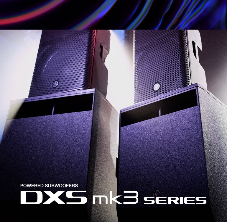 Subwoofers amplificados Yamaha série DXS mk3