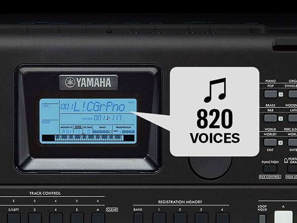 Teclado Yamaha PSR-E473 Arranjador 61 Teclas Sensitivas 820 sons