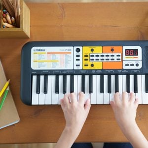 Teclado infantil yamaha pssf30 musical elétrico profissional