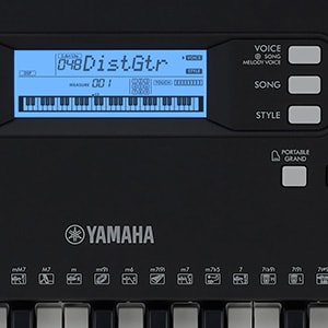 Teclado Yamaha PSR E473 5/8 + Capa+ Pedal + Fonte - Click Music