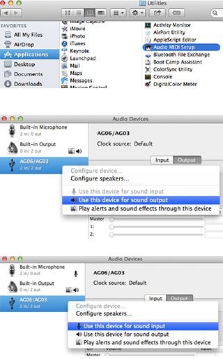 Configurações do computador (Mac)
