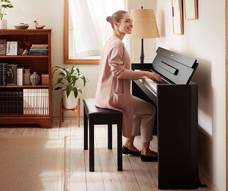 YDP-S55 - Descrição - ARIUS - Pianos - Instrumentos Musicais