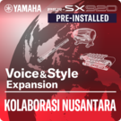 Kolaborasi Nusantara (pacote de expansão pré-instalado - dados compatíveis com o Yamaha Expansion Manager)
