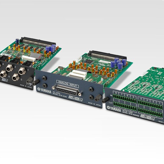 Analog Cards - Descrição - Interfaces - Produtos - Áudio - Yamaha