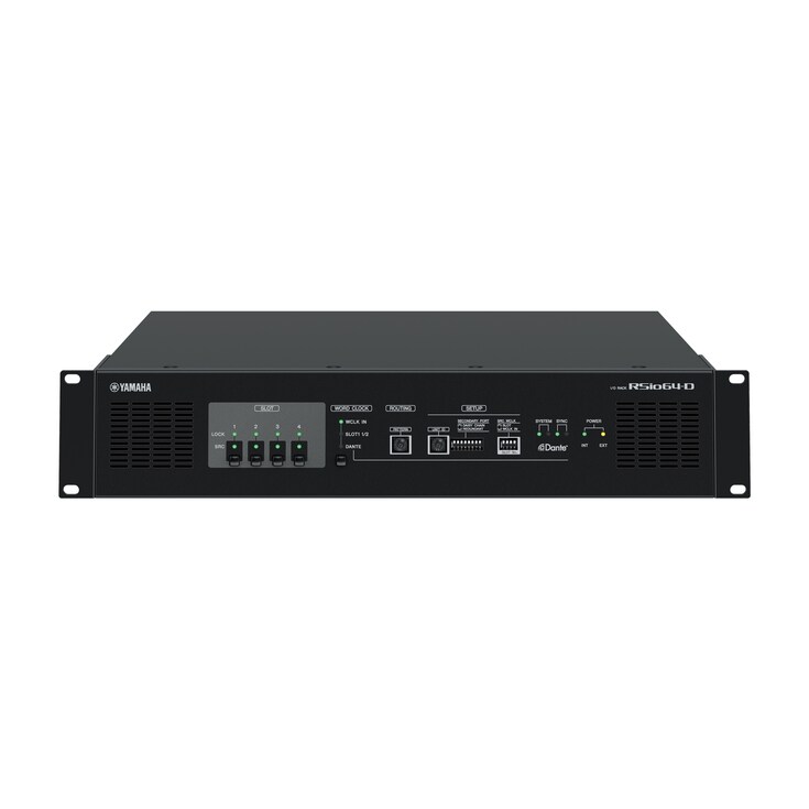Rack de E/S Yamaha Série R (SLOT) RSio64-D