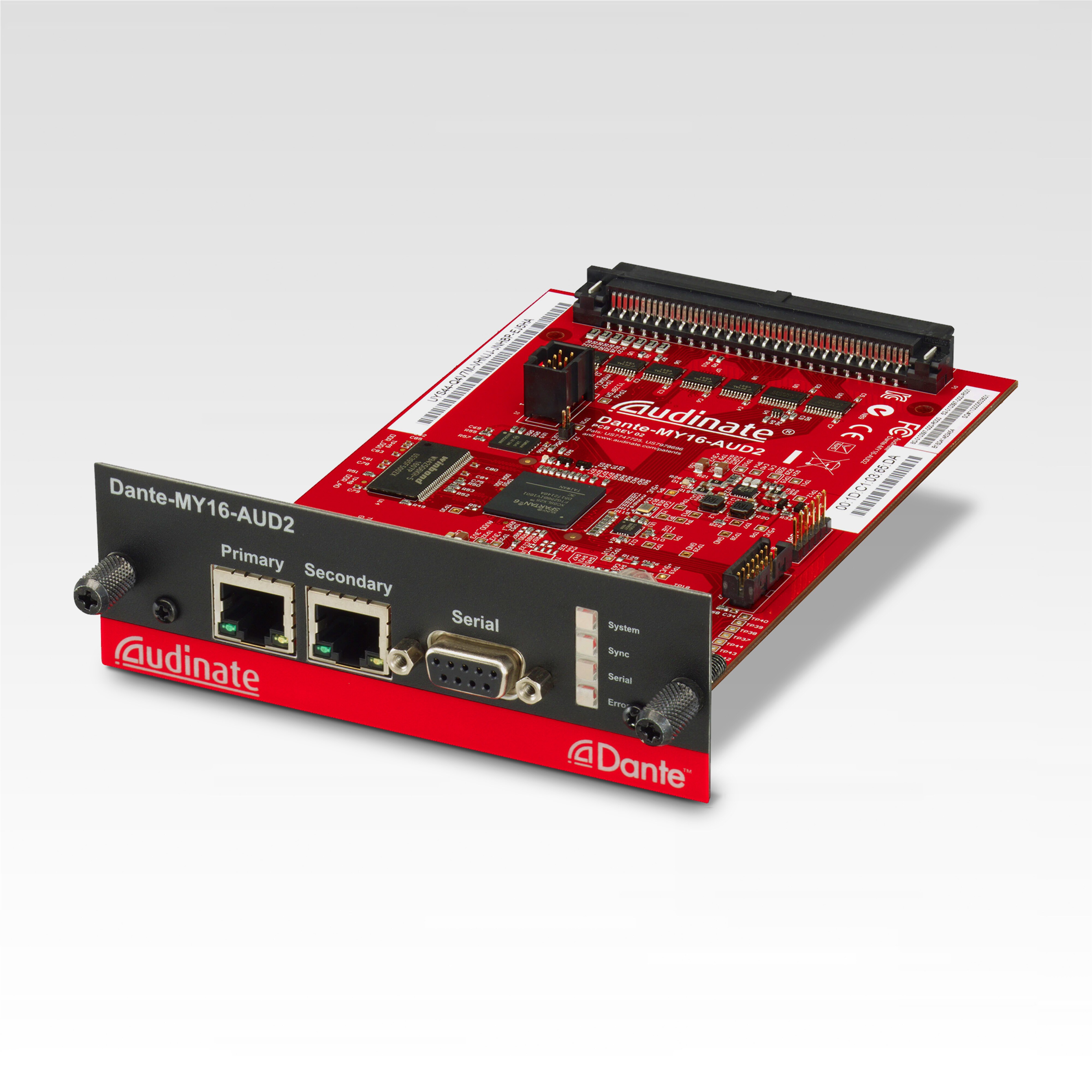 DANTE-MY16-AUD2 - Descrição - Interfaces - Produtos - Áudio