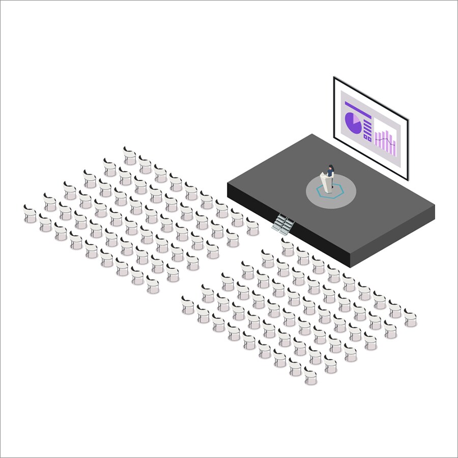 Evento ao vivo (médio porte)