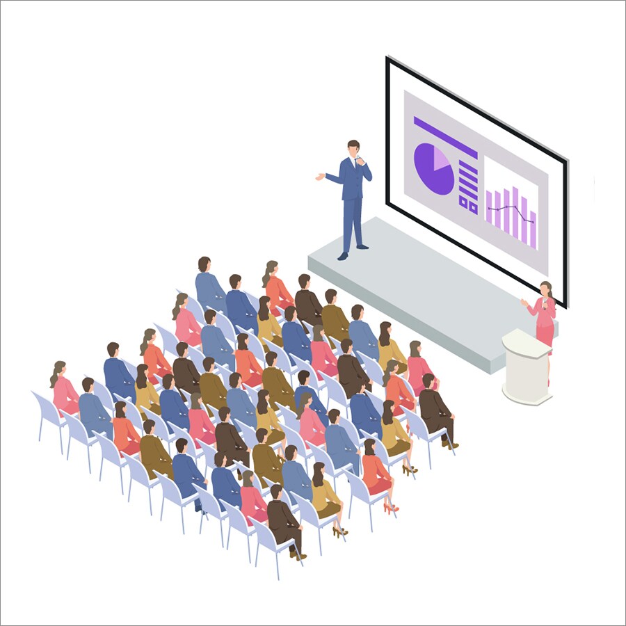 Evento ao vivo (pequeno porte)