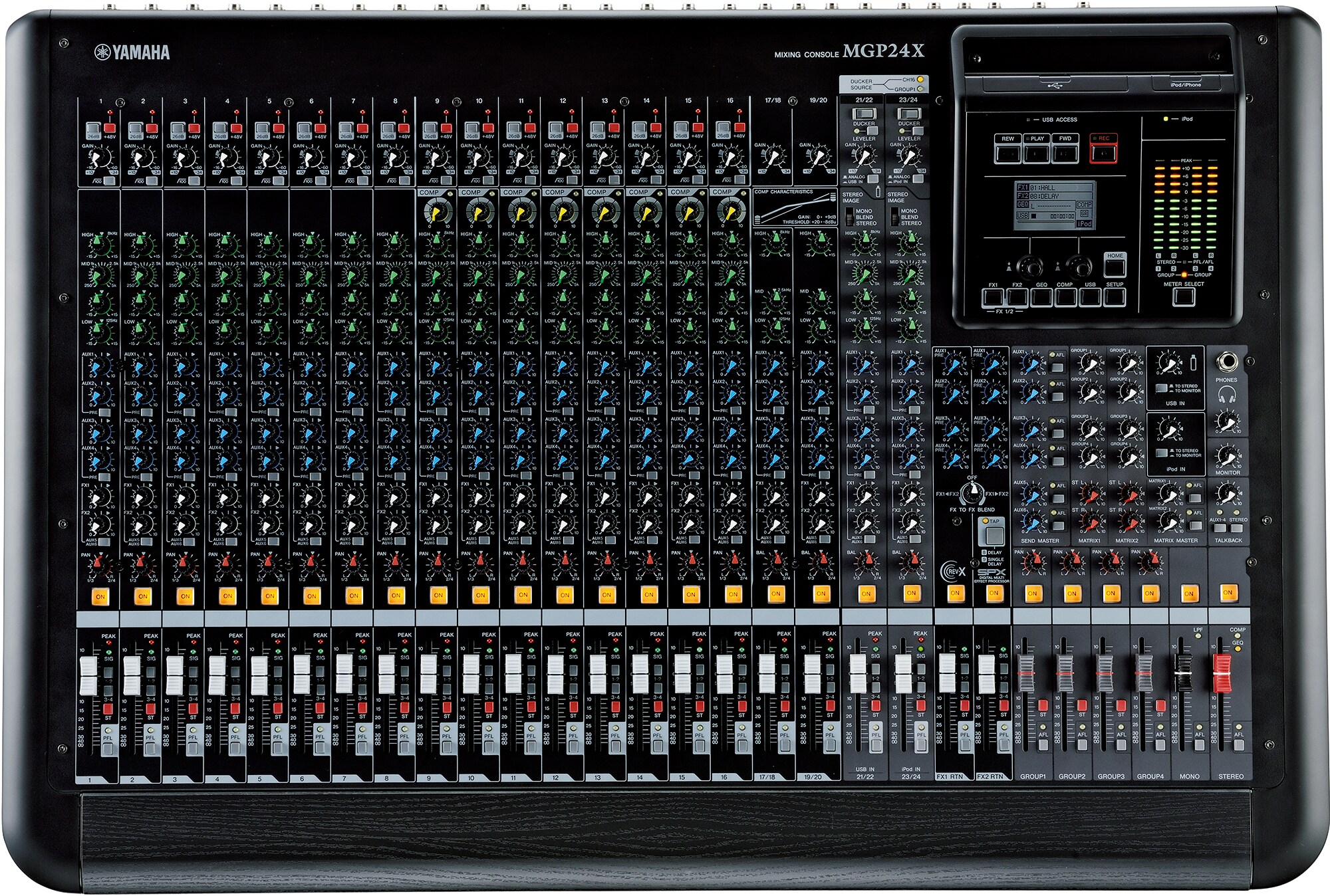 MGP Series - Descrição - Mixers - Produtos - Áudio - Yamaha