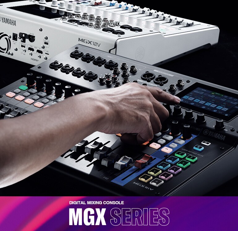 Série MGX - Descrição - Mixers - Produtos - Áudio - Yamaha