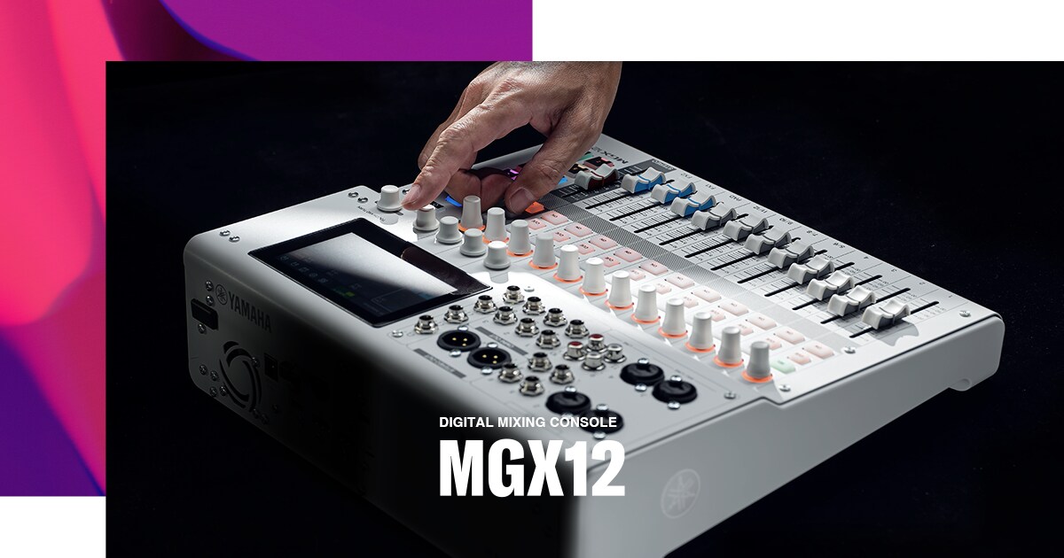 MGX12 - Recursos - Série MGX - Mixers - Produtos - Áudio - Yamaha