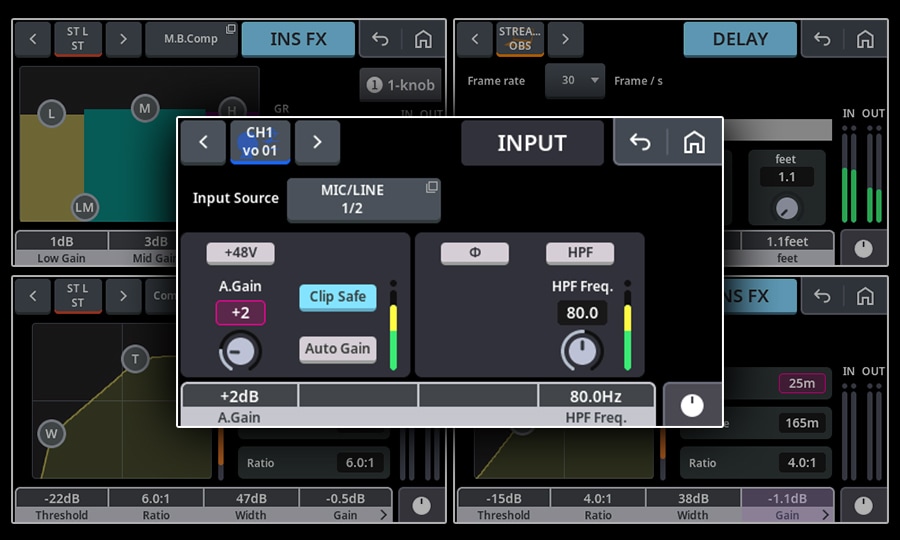 Yamaha MGX16V: Ferramentas inteligentes para resultados excepcionais