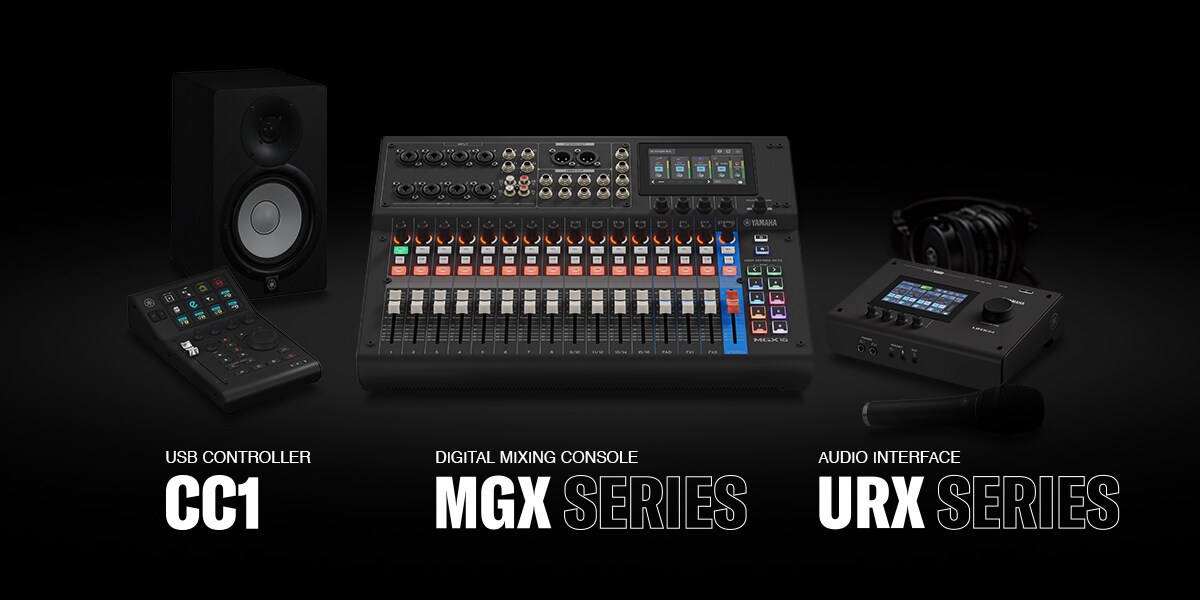 A Yamaha revela a série de mixers digitais MGX, a série de