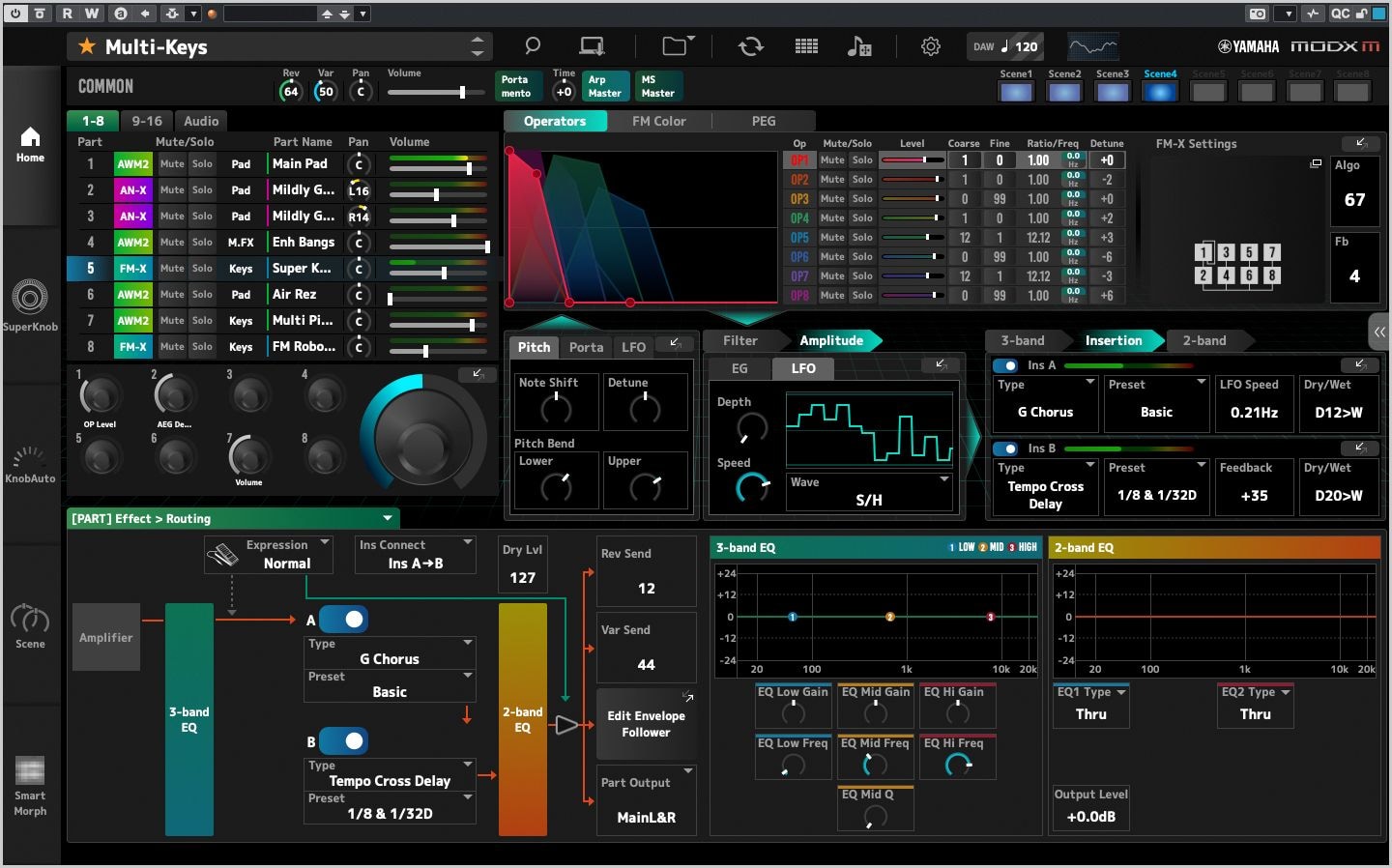 Screenshot of the product interface