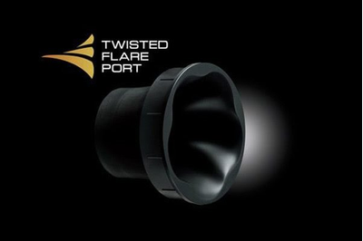 Graves nítidos graças à tecnologia Twisted Flare Port™