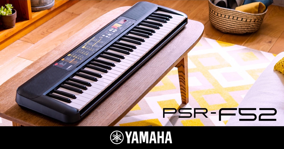 Teclado Musical Yamaha PSR-F52 com Suporte - Super Sonora