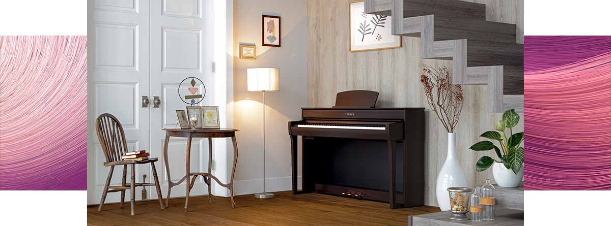 CLP-735 - Descrição - Clavinova - Produtos - Pianos - Yamaha - Brasil