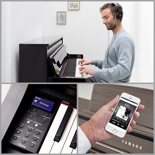 CLP-745 - Descrição - Clavinova - Produtos - Pianos - Yamaha - Brasil