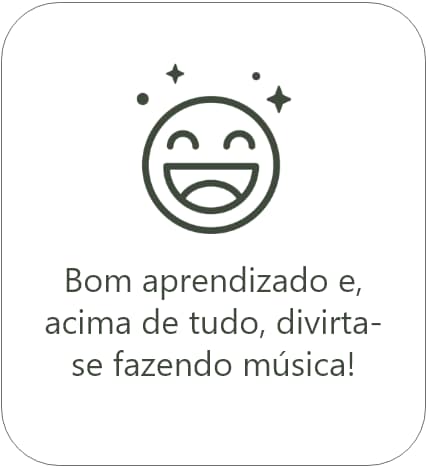 Ícone emoji sorridente representando aprendizado musical divertido.