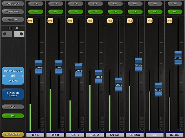 Sends On Fader (Long Faders)