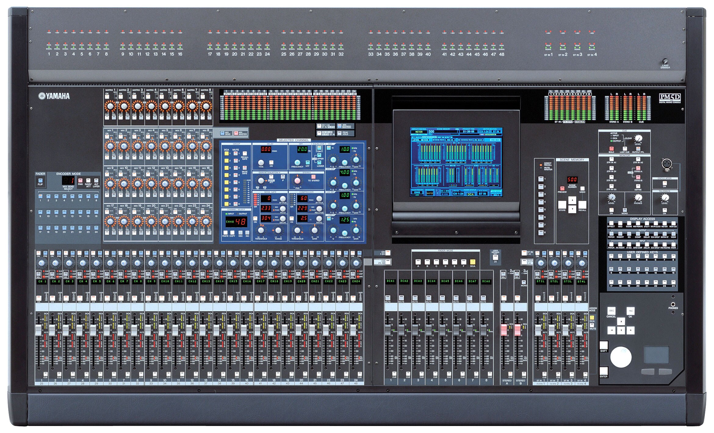 PM5D - Descrição - Mixers - Produtos - Áudio - Yamaha - Negócios