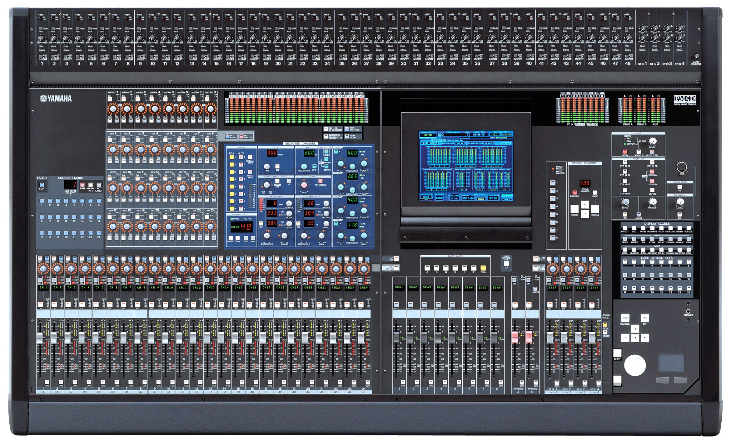 PM5D - Descrição - Mixers - Produtos - Áudio - Yamaha - Negócios