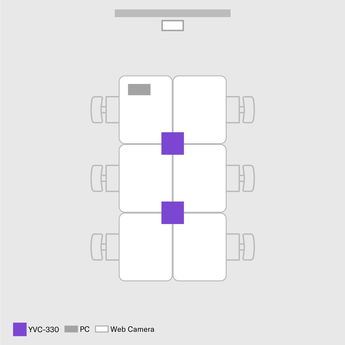 Sala de aula de pequeno porte