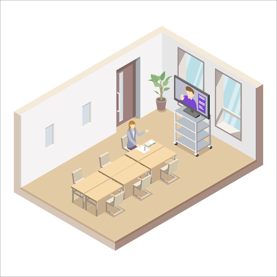 Sala de apresentação (pequena)