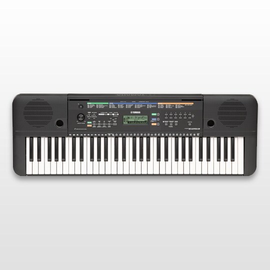 Yamaha PSR-E253 電子キーボード　ヘッドフォン付き PSR-E253 - Descrição - Teclados Portáteis - Produtos - Teclados