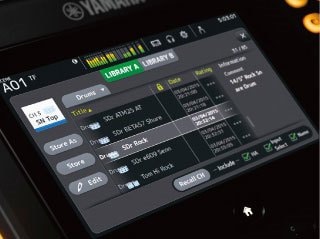 As predefinições QuickPro™ fornecem acesso instantâneo a configurações de som profissional