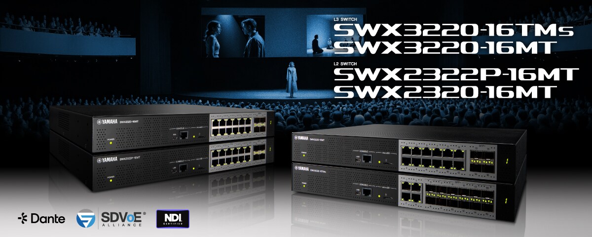 Nia　［YAMAHA SWX］ SWX3220 / SWX2320 - Descrição - Dispositivos de Rede - Produtos
