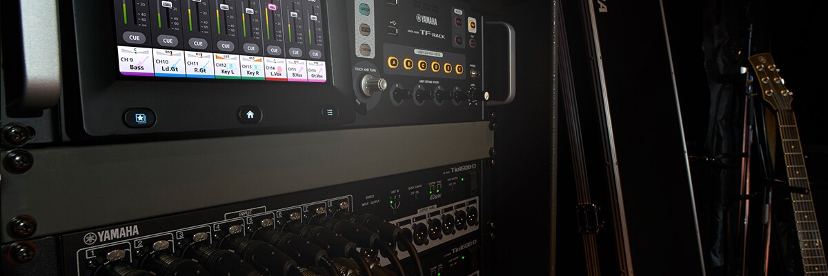 TF-RACK - Descrição - Consoles de Mixagem - Produtos - Sistema de