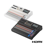 Console de mixagem digital de 22 canais com interface de vídeo Yamaha MGX16V