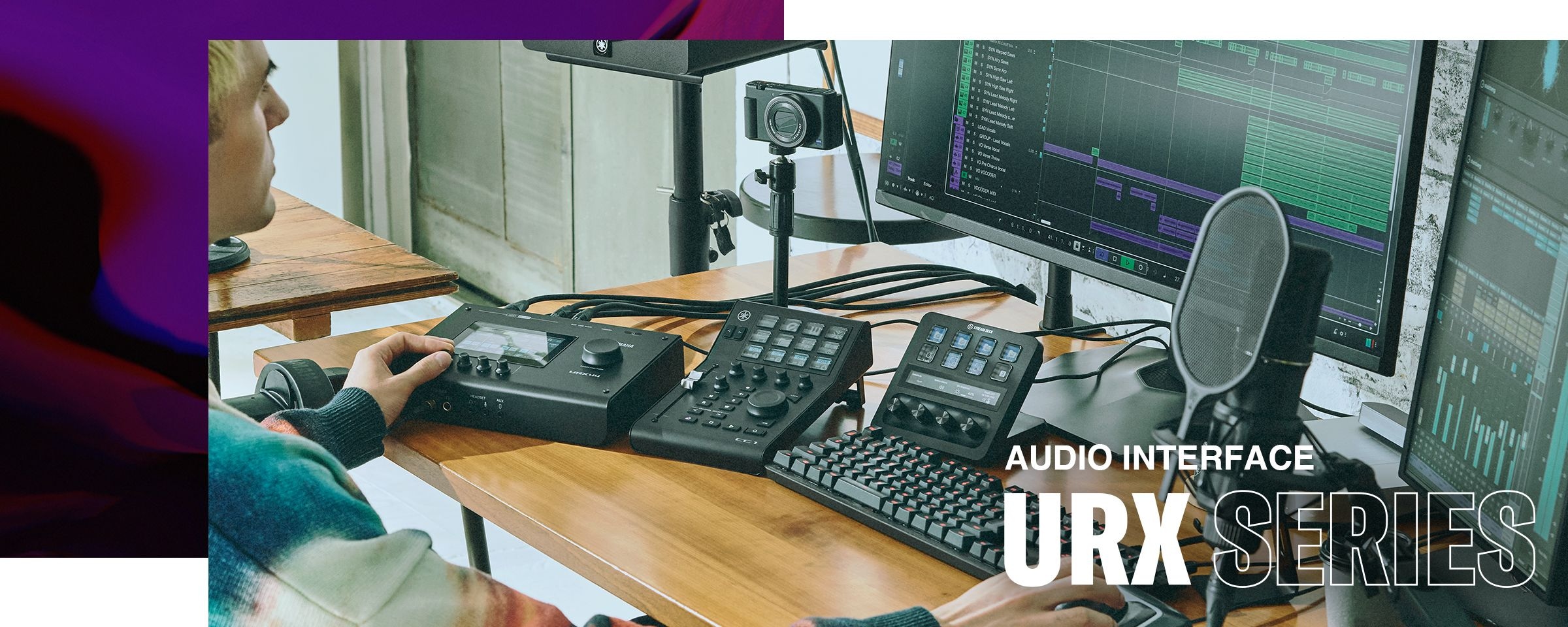 Interface de Áudio Yamaha Série URX