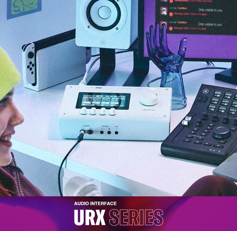 Interface de Áudio Yamaha Série URX